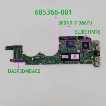 

685366-001 DASPSDMBAC0 HM76 w i7-3667U CPU UMA for HP ENVY 14-3100 Series 14T-3100 Laptop Notebook PC Motherboard Mainboard