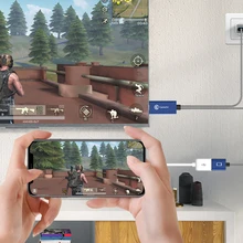 GameSir G tv 100 Мини Мобильный 1 м 1920*1080P HDMI дисплей Кабель-адаптер для iPhone/iPad iOS устройств Apple и ТВ кабель конвертер