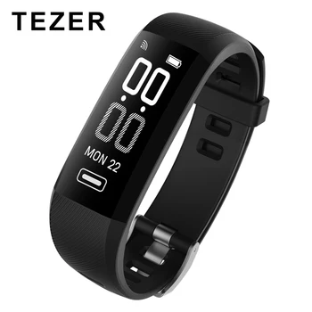 

TEZER Smart bracelet Heart Rate Monitor Waterproof Wristband Fitness Bracelet for Android iOS R5MAX Smartwatches Men