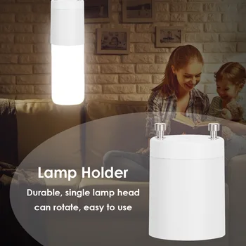 

Adjustable GU24 to E27 Lamp Holder Adapter Converter Durable LED Light Bulb Socket Base Household Lighting Accessories