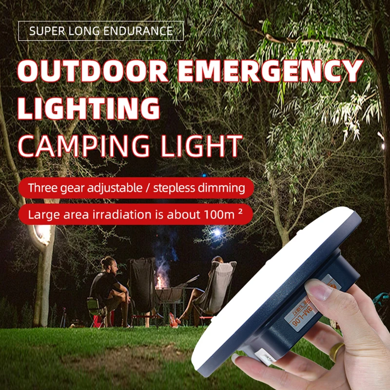 Camping Portable Lantern High Power Rechargeable LED Light Outdoor Magnet  Flashlight Tent Lamp Work Repair Fishing Lighting LEDS