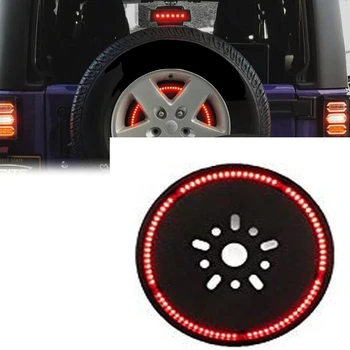 

Spare Tire Brake Light Wheel Red Light 1PC 3rd Third Brake Light for Jeep Wrangler 2007-2017 JK JKU YJ TJ