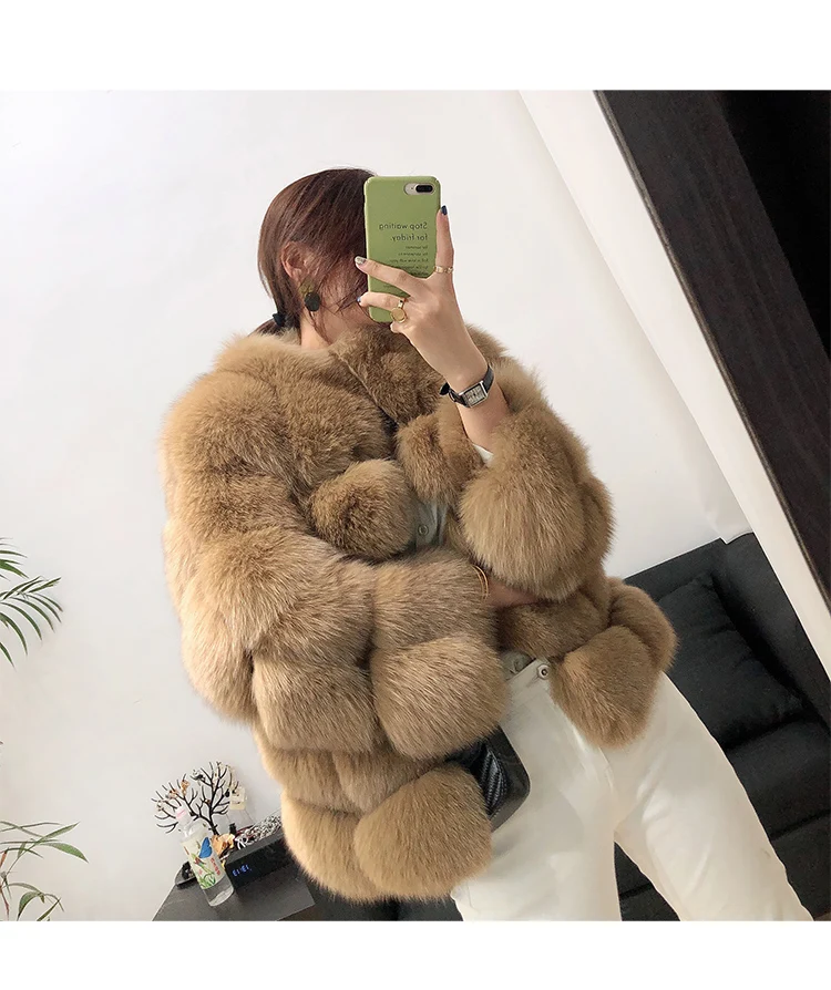 Высококачественное модное утолщенное Женское пальто высокого качества, теплое уличное пальто на заказ, Женское пальто с натуральным мехом,, стиль