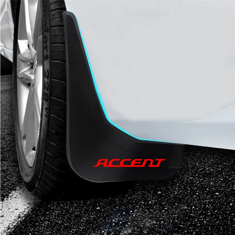 Брызговики для Hyundai Accent седан 2006 2010 Fender автомобильные аксессуары 4