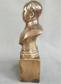 

Copper statue Exquisite Chinese Old Chinese Brass Carved"Long Live Chairman Mao " Chairman Mao Zedong Statue
