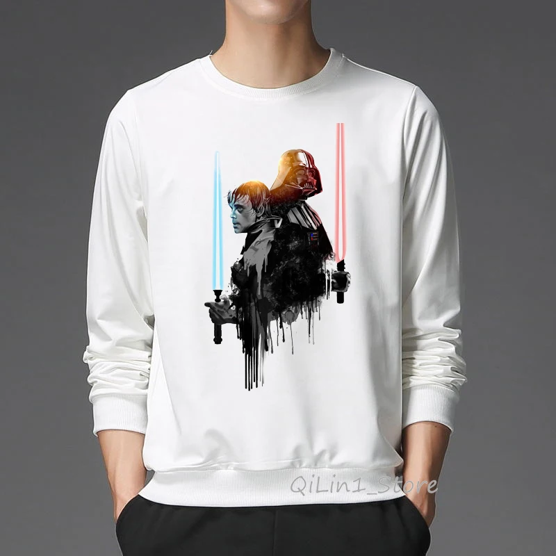 Cool Star wars ослушаться дизайн для мужчин и женщин Длинные рукава Спортивный костюм Мужская Шляпа Стильная толстовка унисекс с капюшоном в стиле «хип-хоп» рок moletom Infantil Menino, уличная одежда