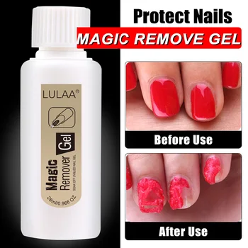 

1pcs Magic Nail Polish Remover 18ML/28ML Soak Off Magic Remover Gel Nails Wipes Lint-Free Napkin Cleaner Nail Degreaser UV Gel