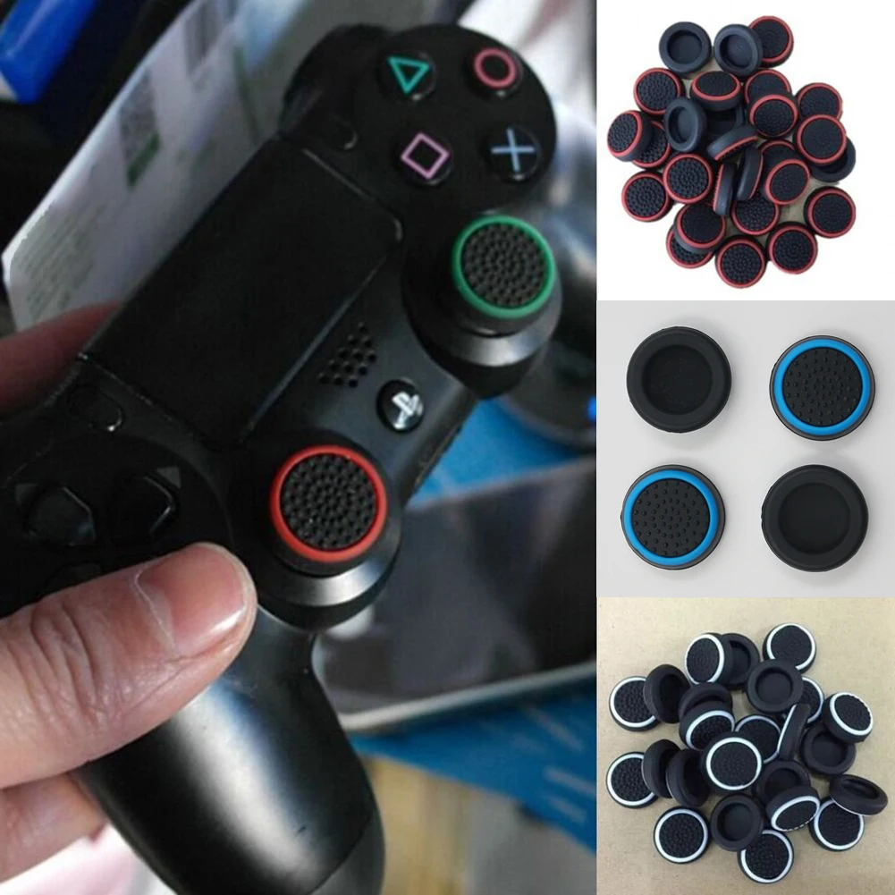 For controller Accessory 4Pcs Controller Thumb Silicone Stick Grip