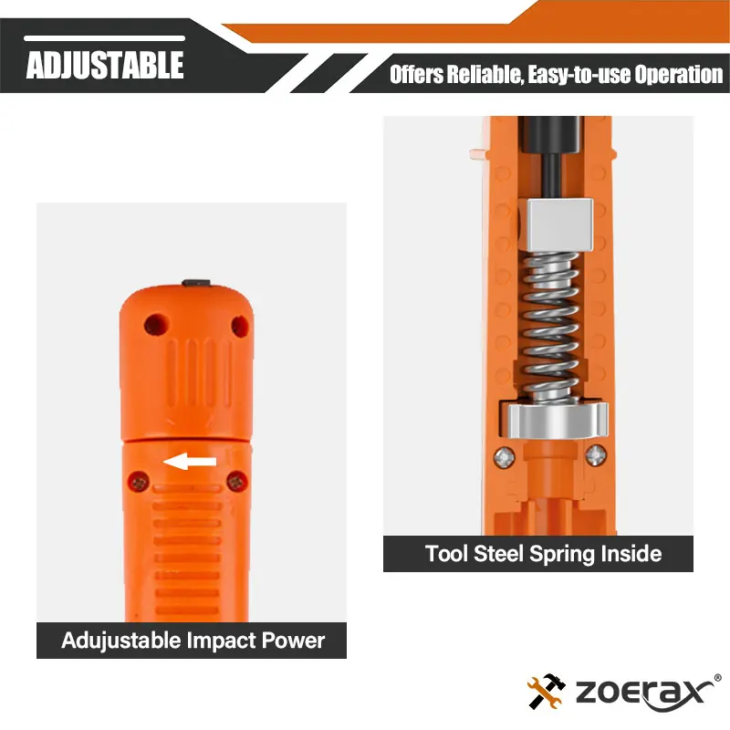 Punch Down Tool Per Reti - Attrezzo Inseritore Cavi Con Testa In Acciaio - Foto 8