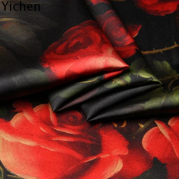 

Real fabric Cheongsam Buttercup Silk Elastic Satin Gambiered