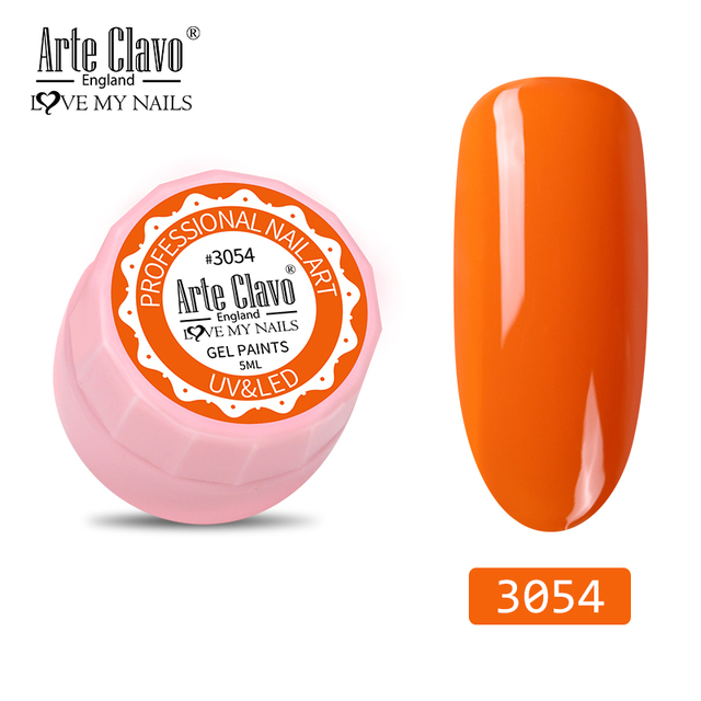 Clavo 5ML Painting Gel Nail Polish 72 Colors Gel Varnish Set For Manicure Top Base Coat Hybird Design of Nail Art Lacquer