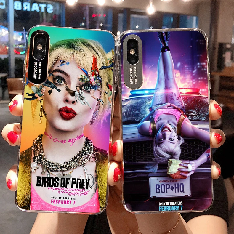 Birds of Prey Fashion hot clear soft TPU Silicone Fundas cover case for iphone 8 7 6 plus X Xs Xr Xmax 11 11p 11max coque shell |