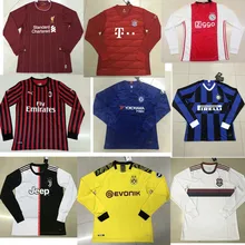 AC Inter milan manчестера city juvees Челси Америка Мексика Barcaed Соединенные 19 20 взрослых с длинным рукавом Футбол Джерси