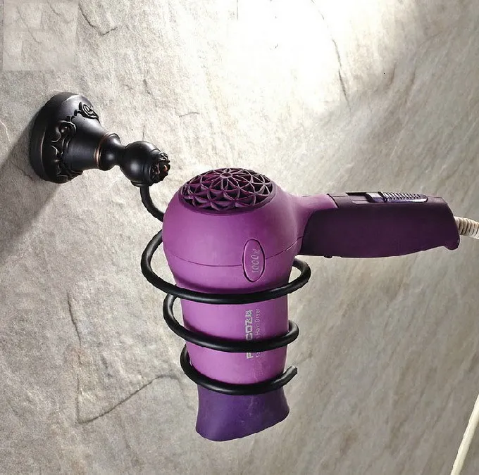 hairdryerholder A bronze bath article rubbed with towel rack oil. Toilet paper holder. Soap holder. Towel holder. Bathroom holder - Цвет: hairdryerholder