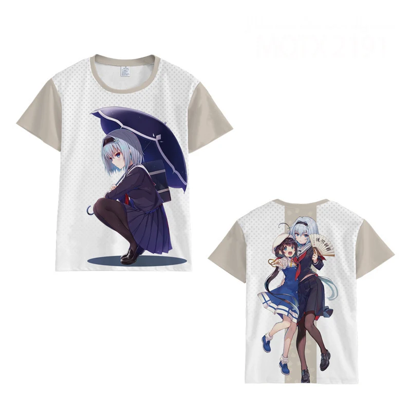 Ryuoh no Oshigoto Ai Hinatsuru Sora Ginko Kuzuryu Yaichi Yashajin Ai 3D печатная Футболка косплей костюм мужской женский футболка тройники - Цвет: 2