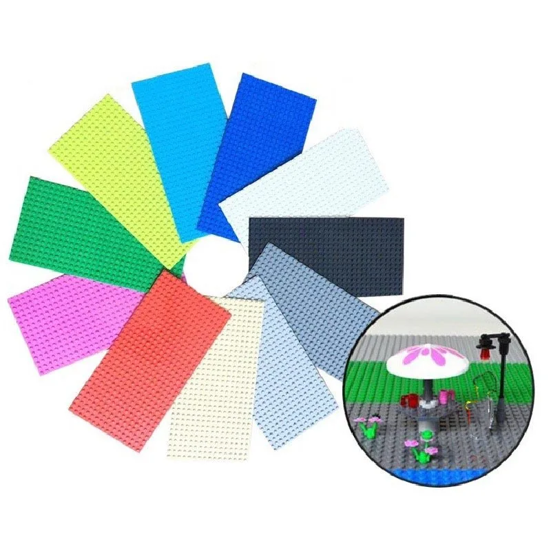 

16*16/32*32 Dots Base Plate Building Blocks for Small Bricks Baseplate Board Compatible with city legoingly Toys For Children