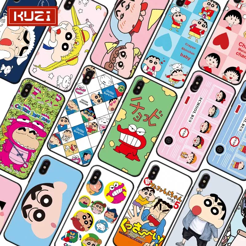 Crayon Shin-Chan Мягкий силиконовый чехол для iPhone X XS MAX XR 7 8 6 6S plus 5s SE |