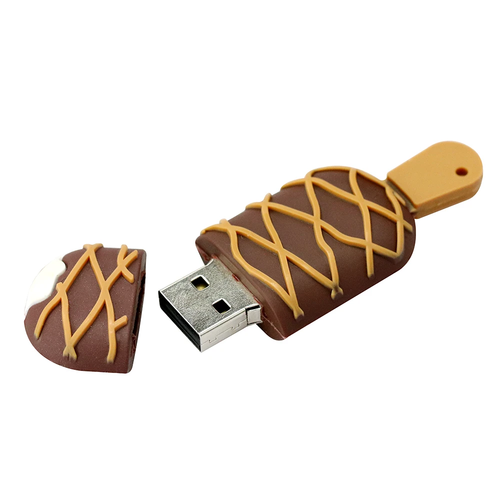 USB флеш-накопитель мороженое 8 ГБ 16 ГБ 32 ГБ 64 Гб милый фруктовое мороженое Флешка 128 ГБ USB флешка 256 ГБ флеш-накопитель USB 2,0 флеш-накопитель