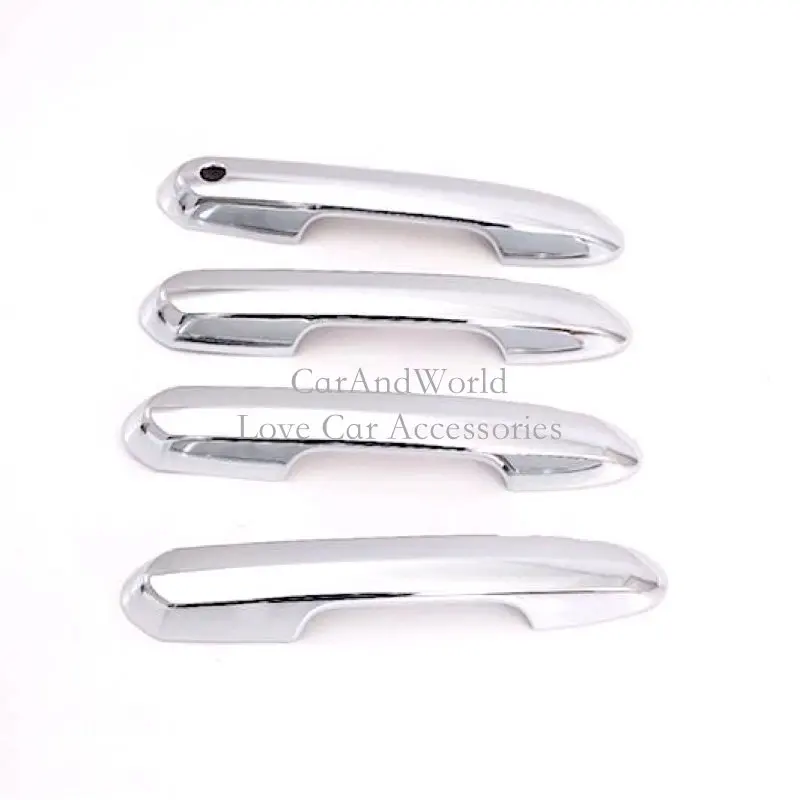 01-White No Holes Углеродное волокно для Toyota RAV4 RAV 4 наружная дверная ручка Чаша-держатель панель крышка литья рамка планки автомобильные аксессуары - Цвет: 01-White No Holes