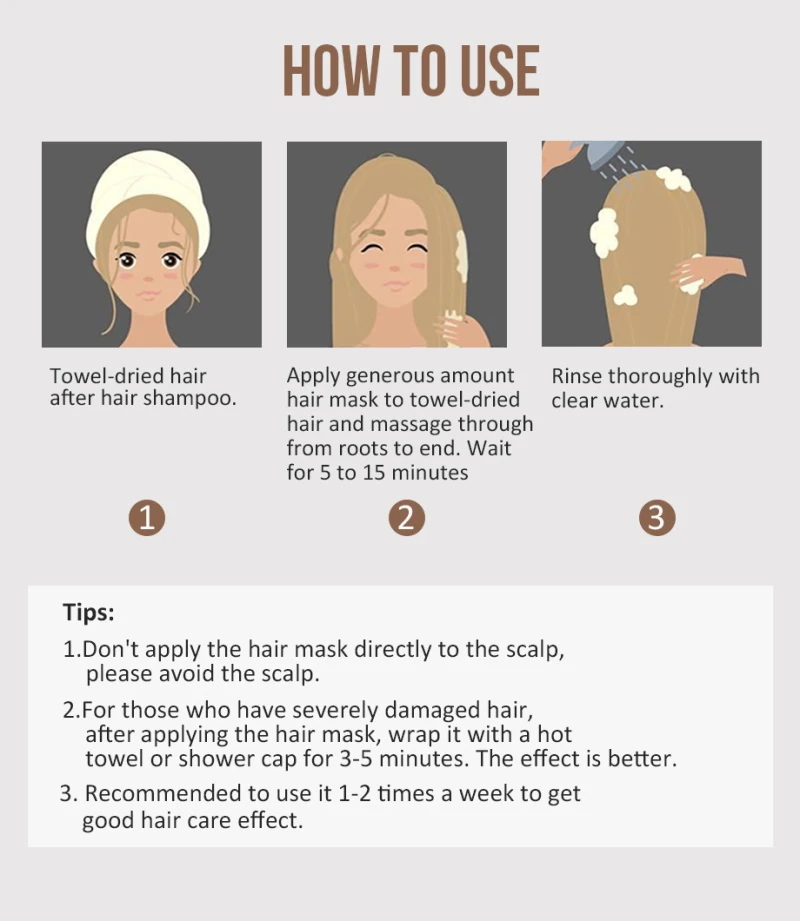 50ml PURC Coconut Oil Hair Mask Repairs Damage Restore Soft Good Or All Hair Types Keratin Hair & Scalp Treatment For Ha 50ml PURC Coconut Oil Hair Mask Repairs Damage Restore Soft Good Or All Hair Types Keratin Hair & Scalp Treatment For Ha