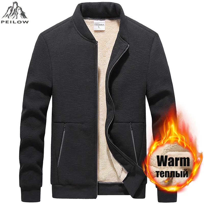 black Мужская парка, пальто размера плюс 6XL 7XL 8XL 9XL, зимняя мужская куртка, утепленная мехом, флисовая подкладка, ветрозащитная верхняя одежда, теплое пальто, ветровка - Цвет: black