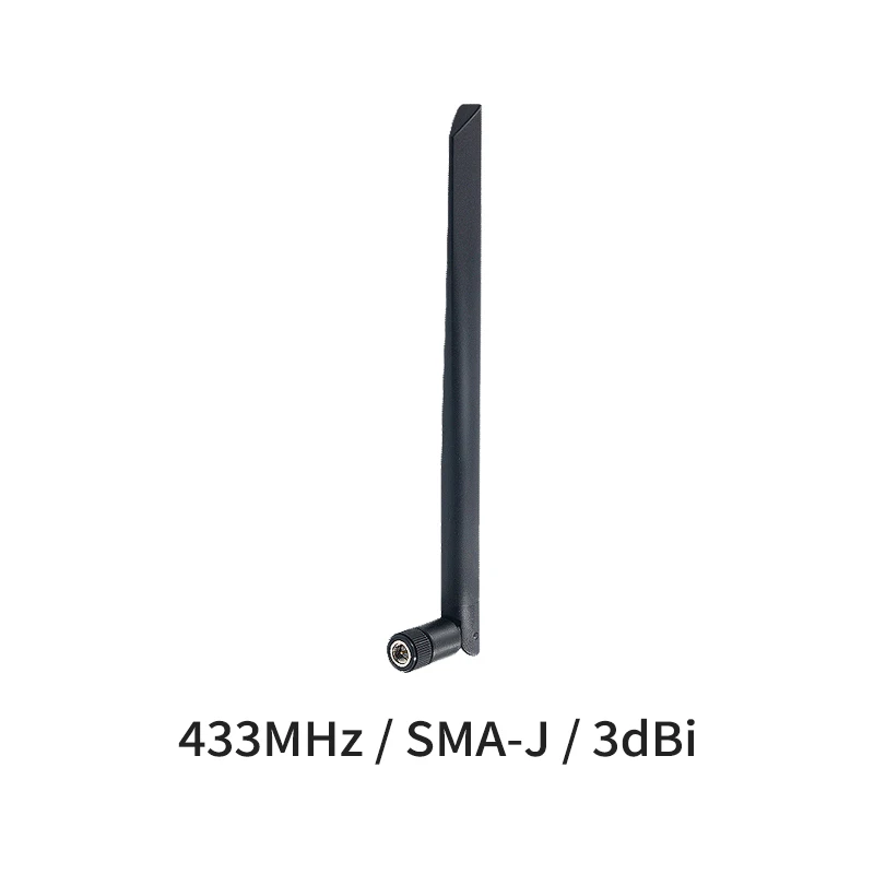 

2pc/lot 433MHz 3dBi 50 ohm Wifi Antenna Flexible TX433-JKD-20 Rubber Antenna SMA-J Interface TPEE Wide Angle Pure Copper