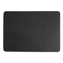 Qi Беспроводное зарядное устройство Зарядка коврик для мыши коврик из искусственной кожи Коврик для мыши для Iphone X/8 Plus samsung S8 Plus/Note 8 кожа