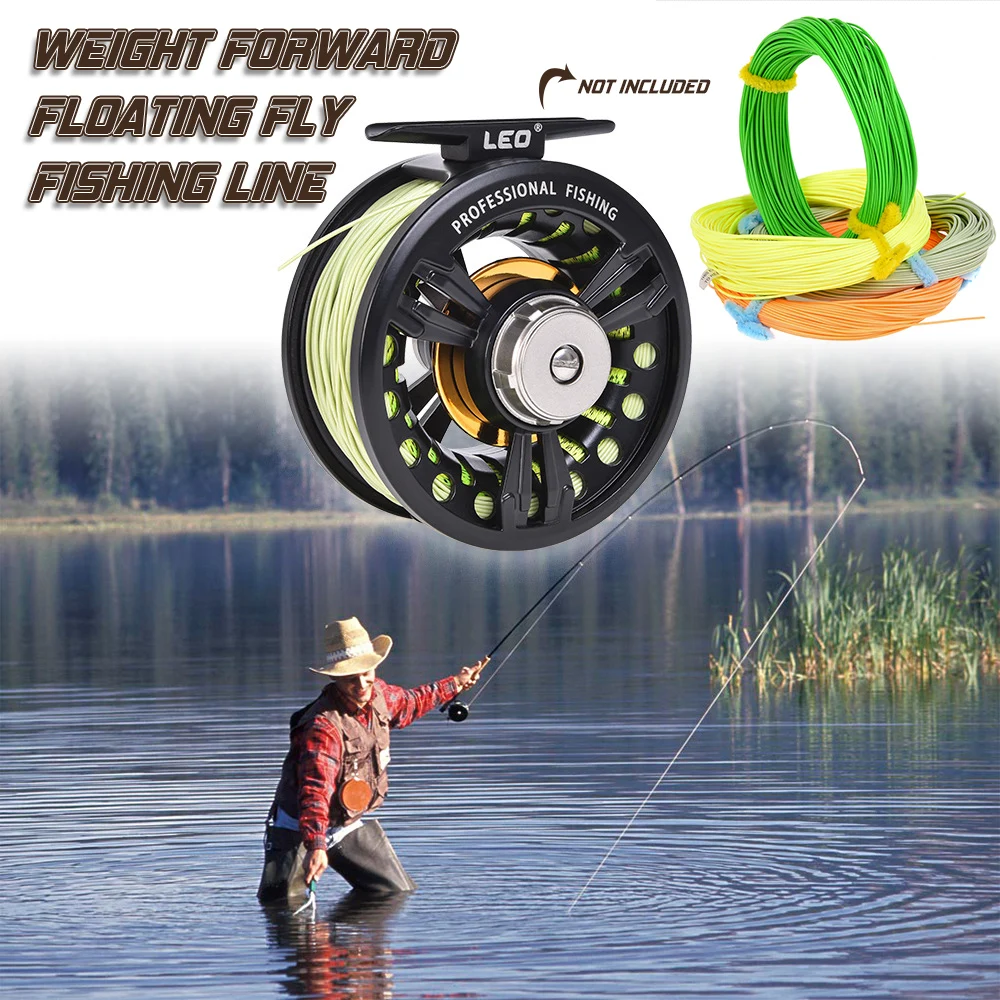 4F/5F/6F/7F/8F 100FT Fly Line Вес вперед плавающая Летающая леска