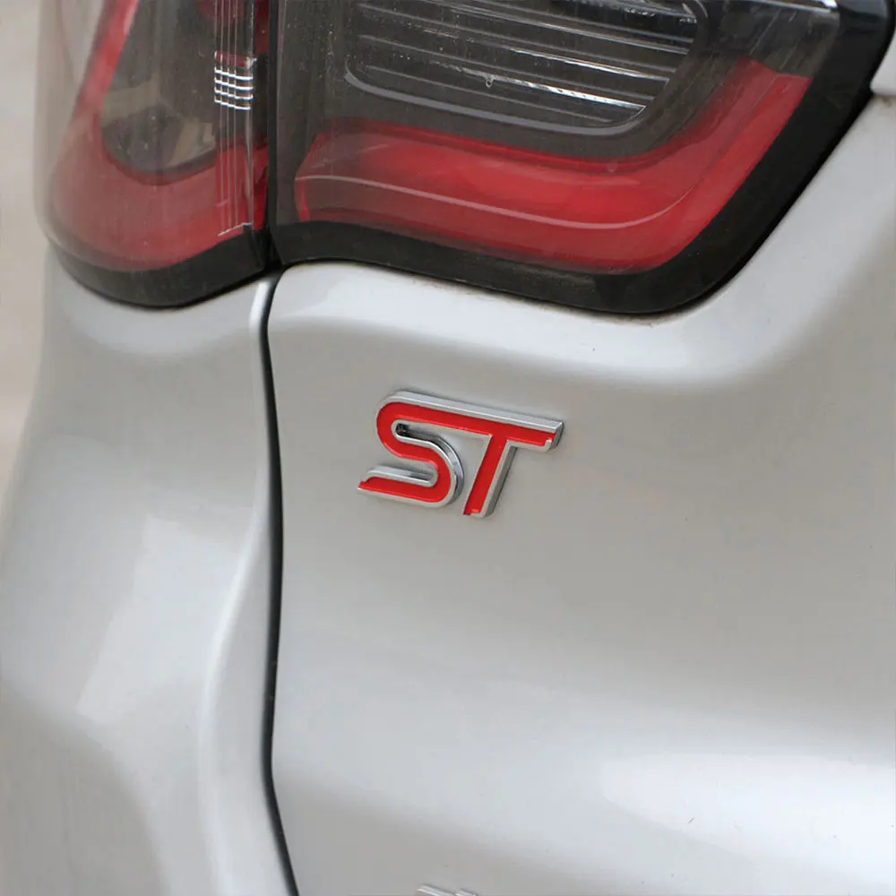 Наклейки Daefar ABS Chrome 3D стикер St в спортивном стиле для Ford Focus 2 3 4 Fiesta Ecosport Kuga Mondeo Everest