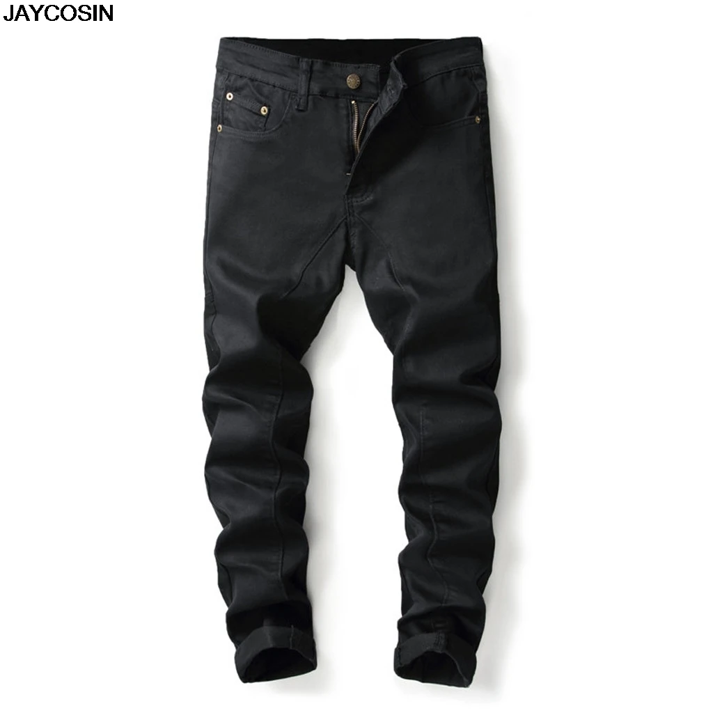 KLV Men Cool Designer Brand Jeans Skinny Ripped Hole Slim Fit Hip Hop Pants Jeans Trousers Sweatpants Streetwear hot 9729