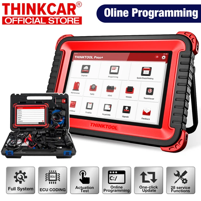 Thinkcar Thinktool Pros+ OBD2 Scanner Professional Automotivo Car Diagnostic Tool Programmable TPMS Code Reader ECU Coding 1
