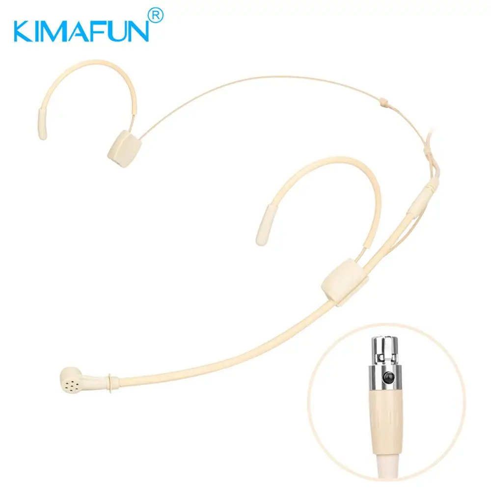 KIMAFUN Мини головка искусственный конденсаторный микрофон для Shure Sennheiser AKG Samson Beltpack