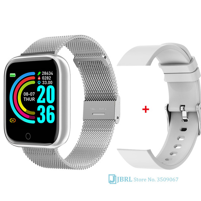 Fashion Smart Watch Men Women Smartwatch For Android IOS Electronics Smart Clock Fitness Tracker Silicone Strap Smart-Watch