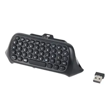 

47 Keys Wireless 2.4G Practical Mini Handheld Keyboard Gaming Message Gamepad Keyboard For XBOX ONE S Controller Black/White