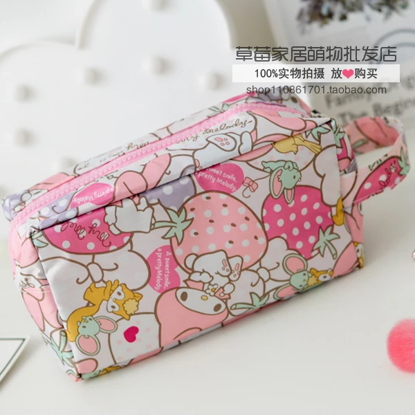 Мультяшный Единорог HelloKitty My Melody Cinnamoroll pompomparin Duffy stelllalou сумка для хранения косметики косметичка пенал для детей