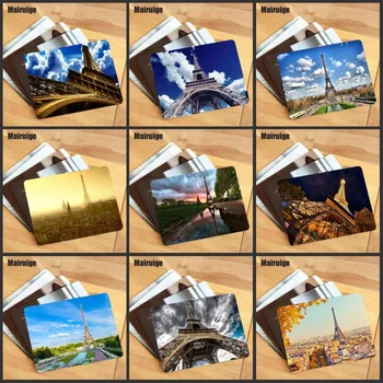 

XGZ Exquisite scenery mouse pad small size Paris Eiffel Tower pattern table mat home computer notebook keyboard mat