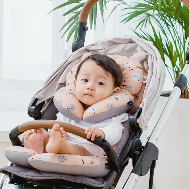 Pudcoco Baby u-образный подголовник для шеи для путешествий, детское безопасное сиденье, коляска, подушка для коляски, подушка для коляски