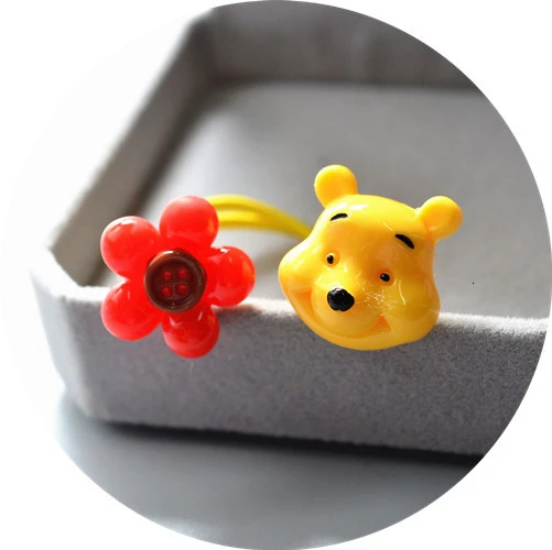 15 Милая Детская резинка для волос с изображением лебедя из мультфильма; эластичная резинка для волос; аксессуары для волос для девочек; детские головные уборы; Детский головной убор - Цвет: 15