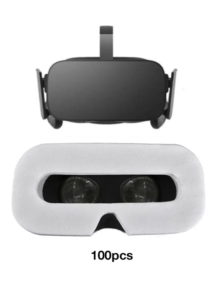100 шт одноразовая маска для глаз гигиеническая Маскарадная маска для htc Vive Pro Oculus Quest Rift S GO для PS4 VR клапан индекс VR крышка лица
