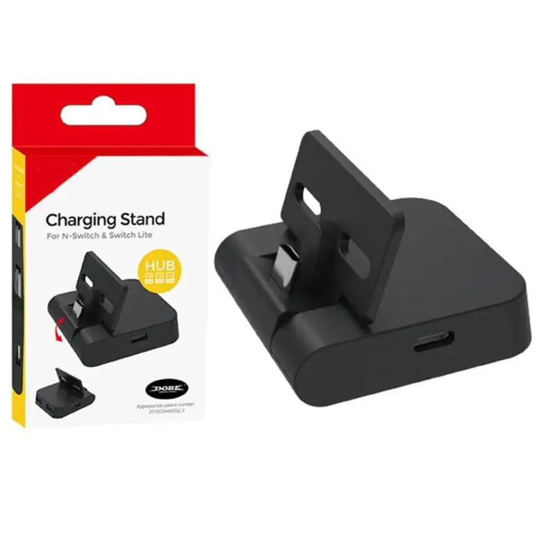 2 в 1 Складная зарядная подставка для kingd Switch Lite портативная игровая консоль зарядная док-станция с концентратором для Switch Lite зарядная подставка