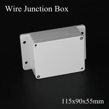 115x90x55 мм ABS пластик IP65 водонепроницаемый распределительная коробка для проводов открытый Электрический корпус соединитель проект коробки установлен корпус