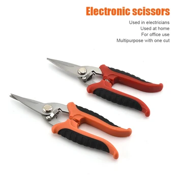 

Multifunction Metal Scissors Cable Stripping Shears Stainless Steel Electrician Tool S7