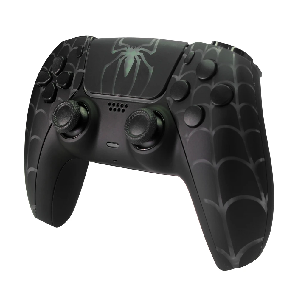 DIY Custom ABS Spider Replacement Front Back Faceplate Shell Housing for PS5 BDM010 for Playstation 5 Controller Shells Mod Kit