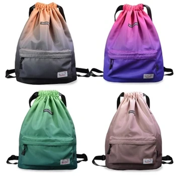 

Shoulder bag storage summer beam mouth shoulder bag yoga bag female bag backpack travel bag rope travel fitness bag