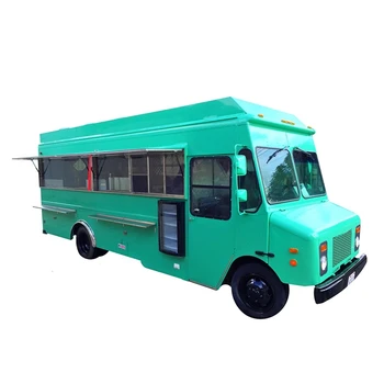 

Custom Mobile Street Fast Vending Carts Fast Food Truck Used Car Van Ice Cream Cart Trailers with Freezer for Sale Europe