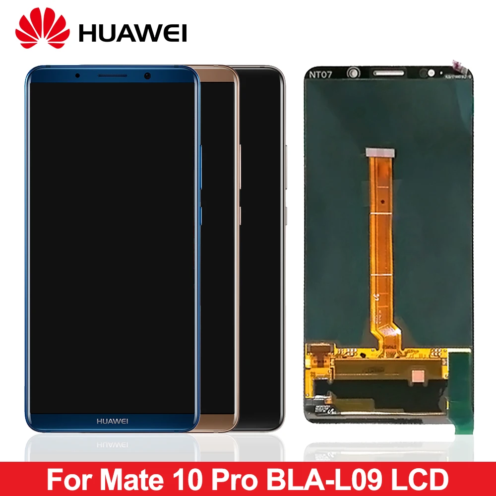 6,0 дюймов, ЖК-дисплей для huawei mate 10 Pro+ сенсорный экран с рамкой, детали в сборе для экрана huawei mate 10 Pro
