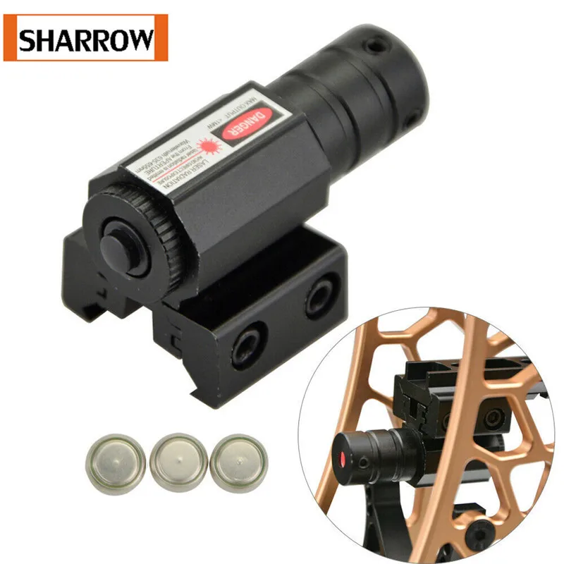 

1PC Archery Tactical Red Dot Laser Sight Scope Arrows Compound Recurve Bow Boresight For Outdoor Shooting Hunting Accessories
