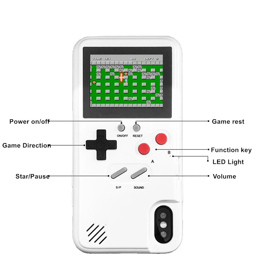 Чехол для телефона в стиле ретро 36 Game Boy iPhone 11 Pro 6 6s 7 8 Plus X XS XR Max Gameboy цветной чехол