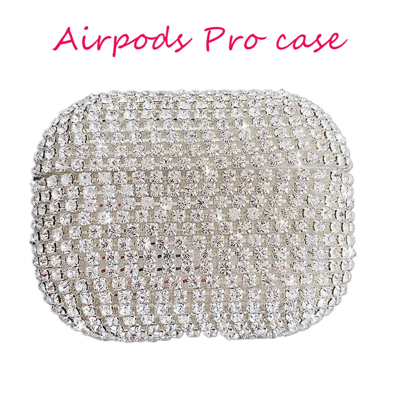 

Luxury 3D Bling diamonds hard case for Apple Airpods Pro protective Wireless Bluetooth Earphone Accessories cover Charging box