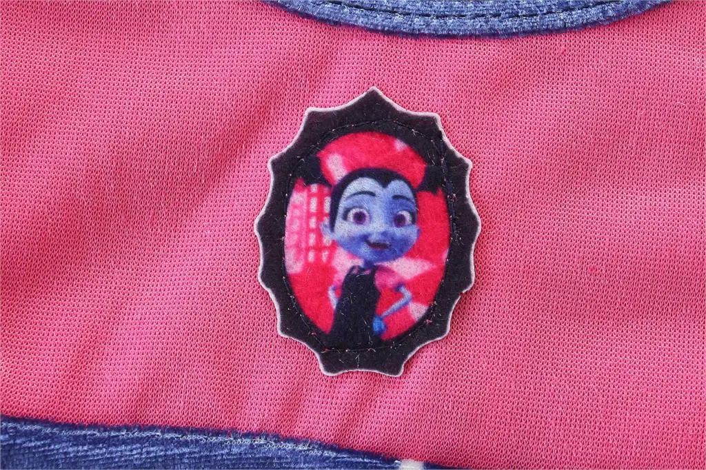 Костюм вампира для девочек на Хэллоуин Disfraz Vampirina для девочек, детское платье с повязкой на голову, Детская Маскировка Elza vetement enfant fille